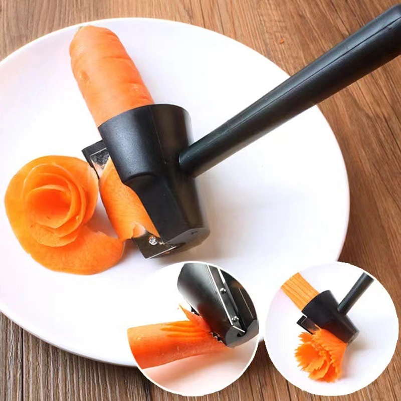 Pengeriting Multifungsi Pengasah Buah Peeler Carrot Curler Slicer Serutan Pemotong Pengupas Timun