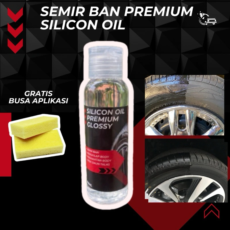 Sicco Silicon Oil Premium Semir Ban Motor Mobil Pengkilap Dan Penghitam Ban