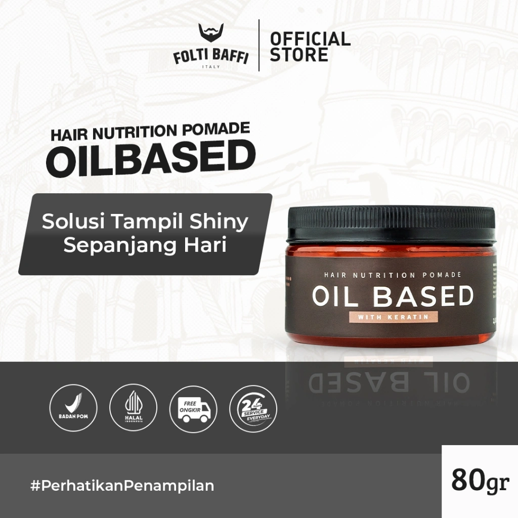 POMADE OILBASED Finish Mengkilap By Folti Baffi