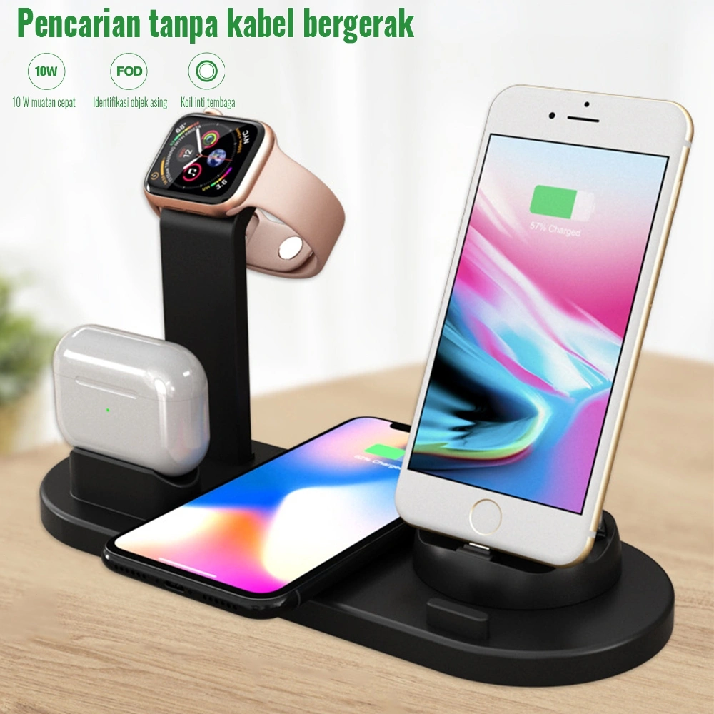 20W 4in1 Magnetic Wireless Charger Stand Wireless Charging Desktop Night Light For iwatch Fast Charging Charging Stand
