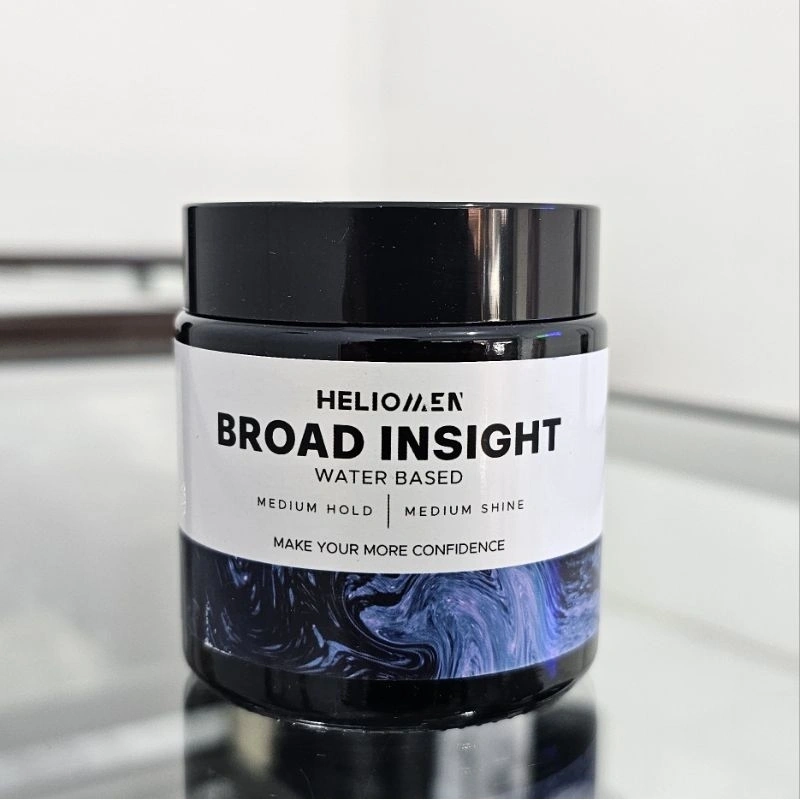 Heliomen Broad Insight - Pomade Water Based 100g + Sisir Steril + Sticker