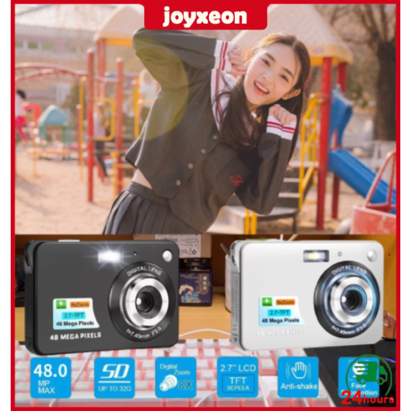 (COD)Ready/ORIGINAL K09 Digital Camera Digicam Kamera Pocket 48MP Kamera DIGITAL POCKET DIGIMO ORIGINAL FULL SET