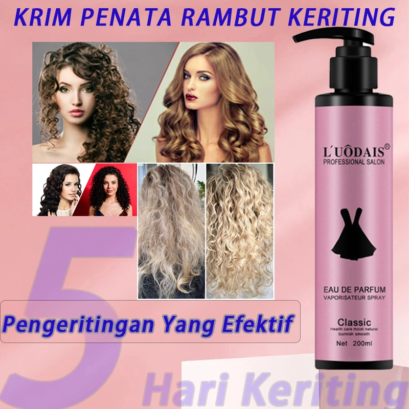 Gel Rambut Keriting Curl Cream Rambut Keriting Curl Cream Perawatan Rambut Keriting Curl Cream