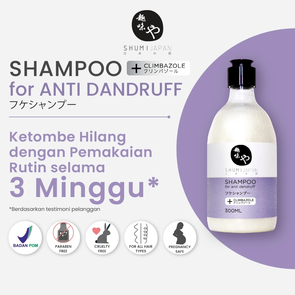 [BPOM] PROMO! SHUMI Japan SHAMPOO for Anti Dandruff 300ml Shampoo / Treatment / Haircare