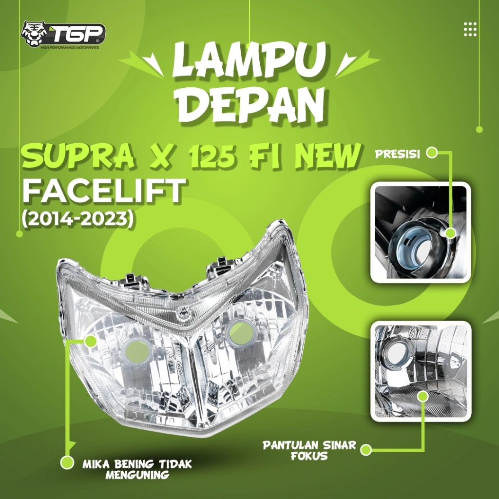 Reflektor Lampu Depan Supra X 125 FI New Facelift (2014) Original TGP