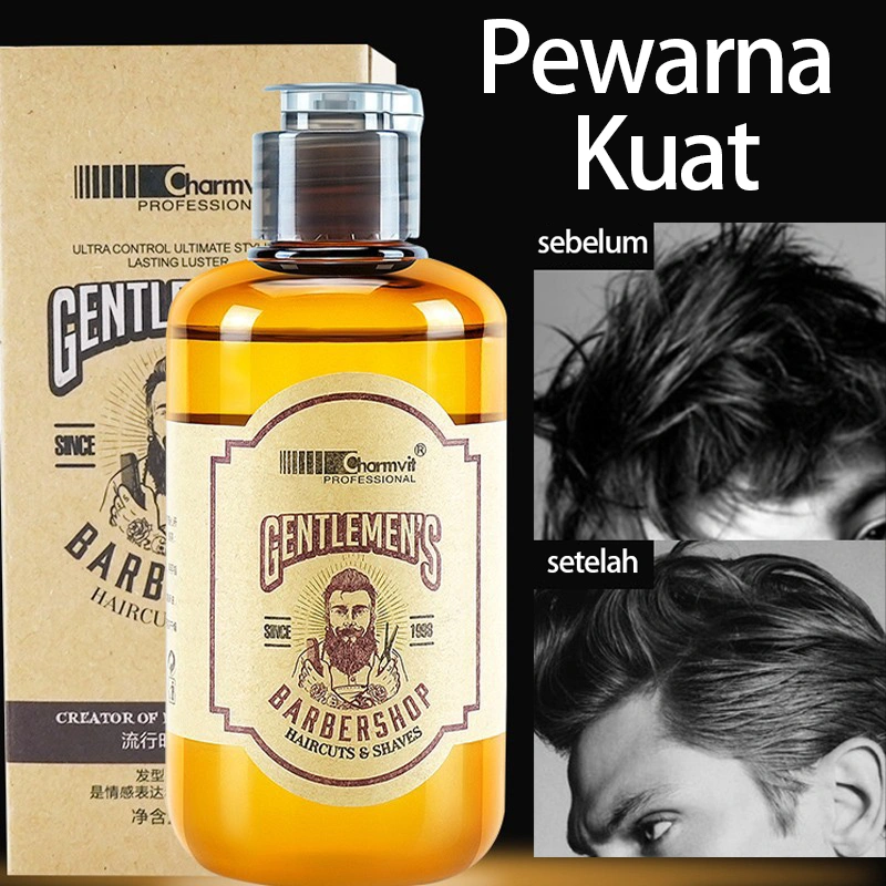Minyak Rambut Retro Pria Pelembap Penata Rambut Minyak Rambut Gel Rambut Anti Lengket Tahan Lama