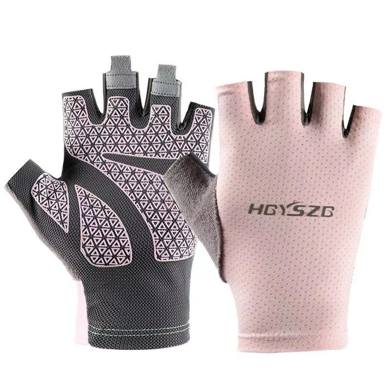 660 Fitness gloves for men and women, sun protection, half finger thin design, summer cycling, sports, anti slip, cycling, breathable, driving, fishing gloves