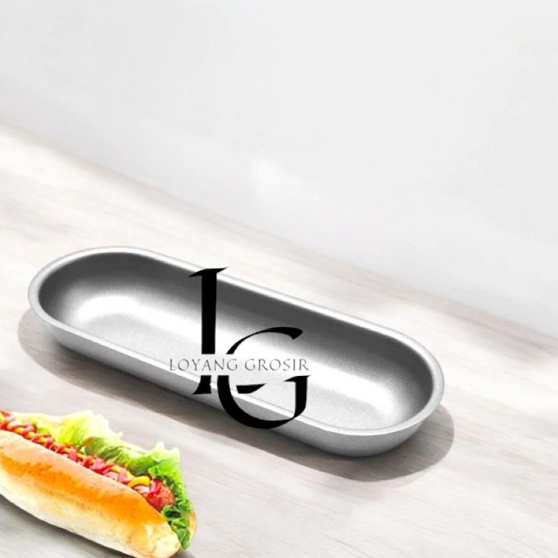 Cetakan Hotdog Press tanpa sambung Loyang Roti Hotdog Cetakan Hotdog Tebal bahan almunium
