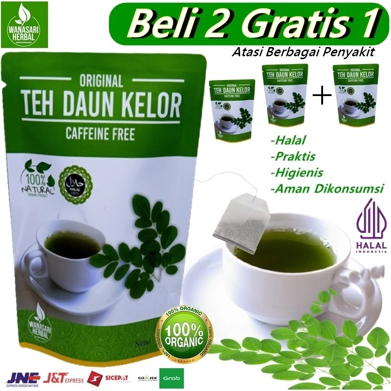 TEH Herbal Daun Kelor 50gr Daun Kelor / Moringa / Rempah / JSR 100% PREMIUM QUALITY Obat Kanker Asma TEH CELUP DAUN KELOR : 100% Organik Anti-Kanker, Diabetes, Tingkatkan Imunitas dan Kekebalan Tubuh Suplemen Herbal Kesehatan Obat Kolesterol dan asam urat