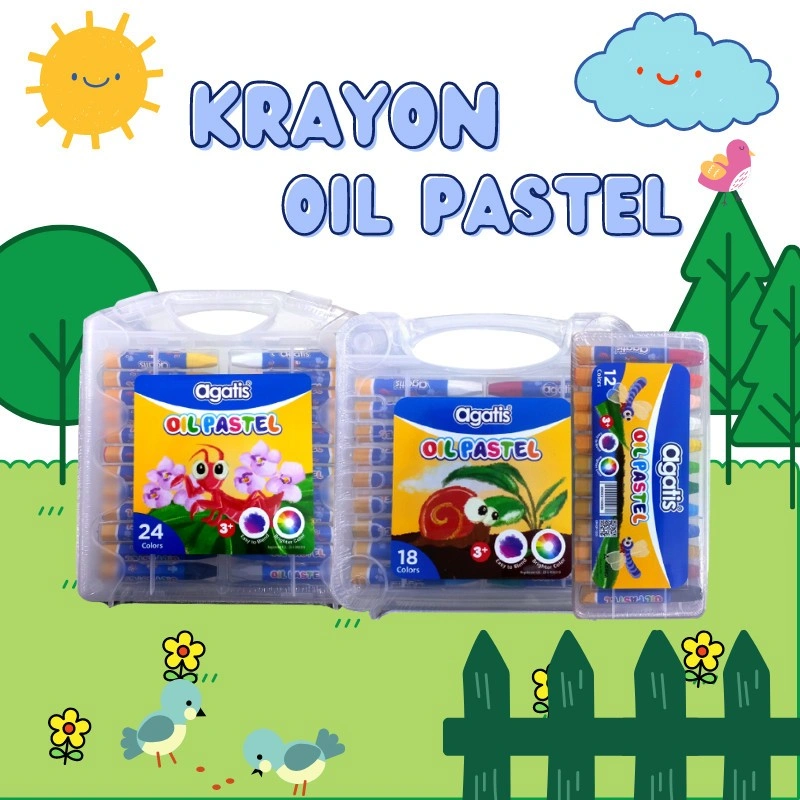 Asaba Stationery - Agatis Eco Krayon Oil Pastel