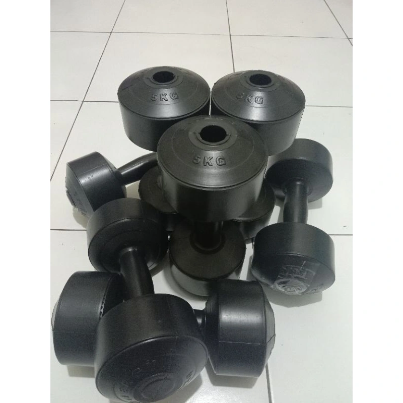 cover Barbel/Dumbell 5kg tanpa isi (free tutup)