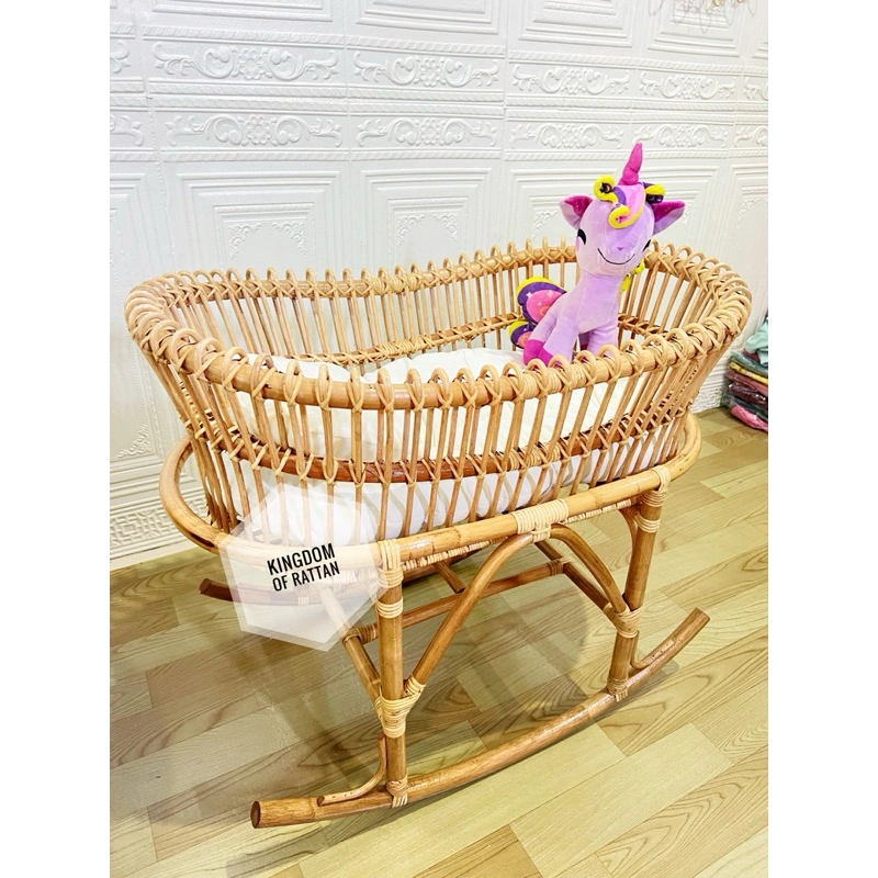 Ayunan bayi rotan aesthetic/ keranjang bayi/ tempat tidur bayi dan anak/box bayi dan anak/kasur bayi/keranjang bayi untuk photoshoot
