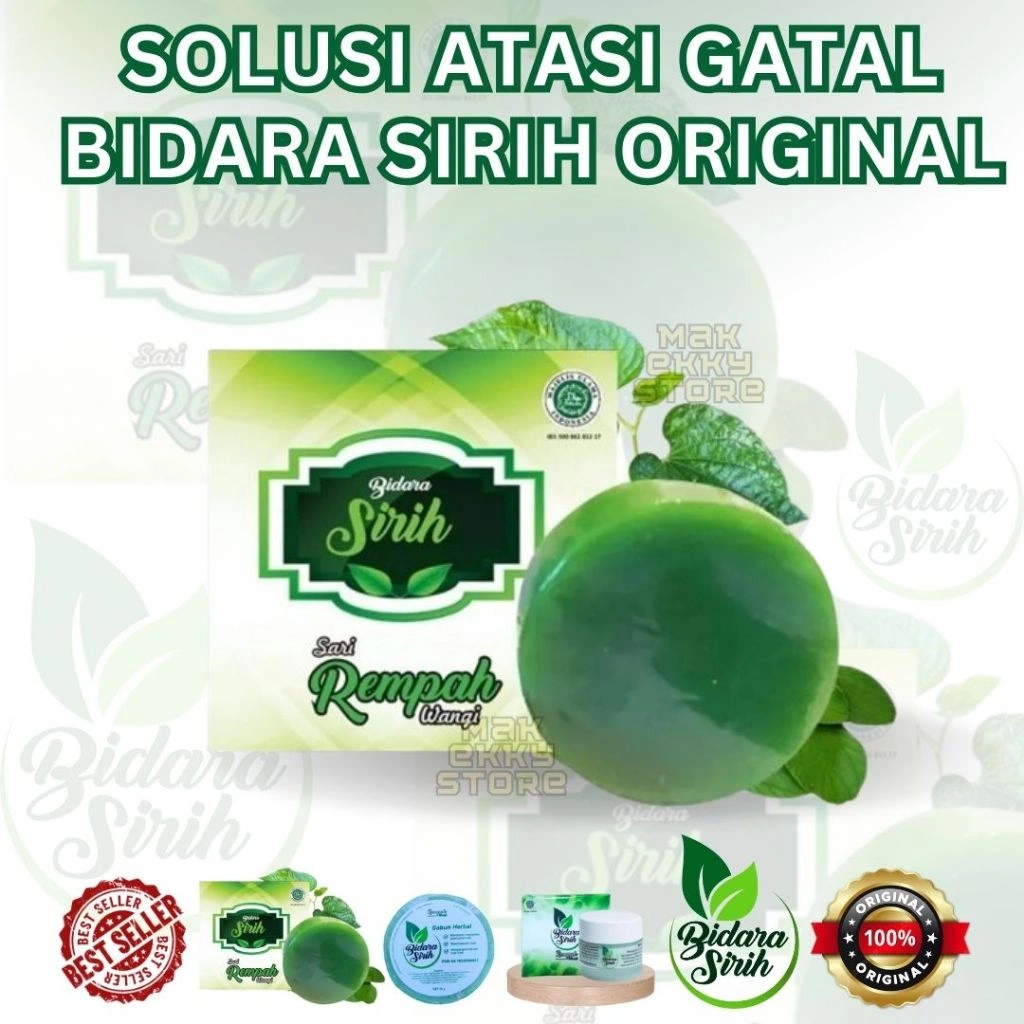 SABUN GATAL SABUN BIDARA SIRIH [sabun spesialis gatal-gatal] SABUN WAJAH SABUN BADAN SABUN BIDARA