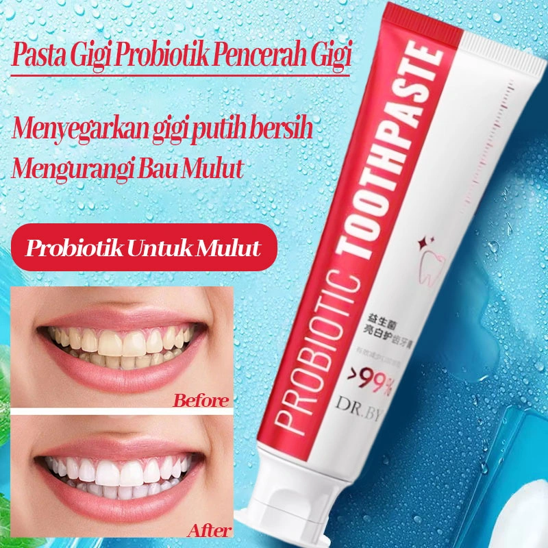 Pasta Gigi Pemutih Probiotik Memutihkan Gigi Kuning Penghilang Karang Gigi Dan Pemutih Gigi Permanen