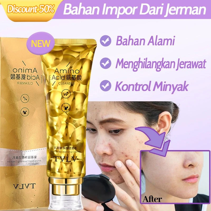 Pembersih Wajah Anti Jerawat Wanita Pembersih Muka Facial wash oil control /Facial wash glowing