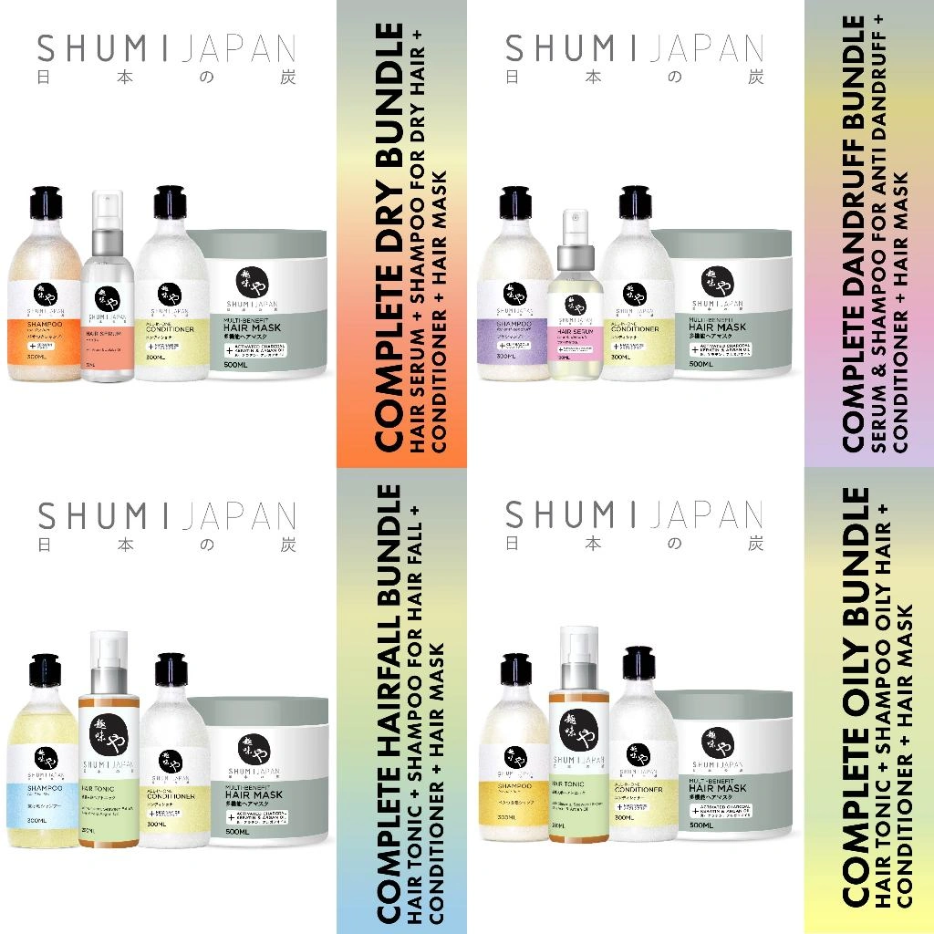 [BPOM] PAKET KOMPLIT! SHUMI Japan Hair Mask + Conditioner + Shampoo + Serum / Tonic / Treatment / Haircare / Shampo