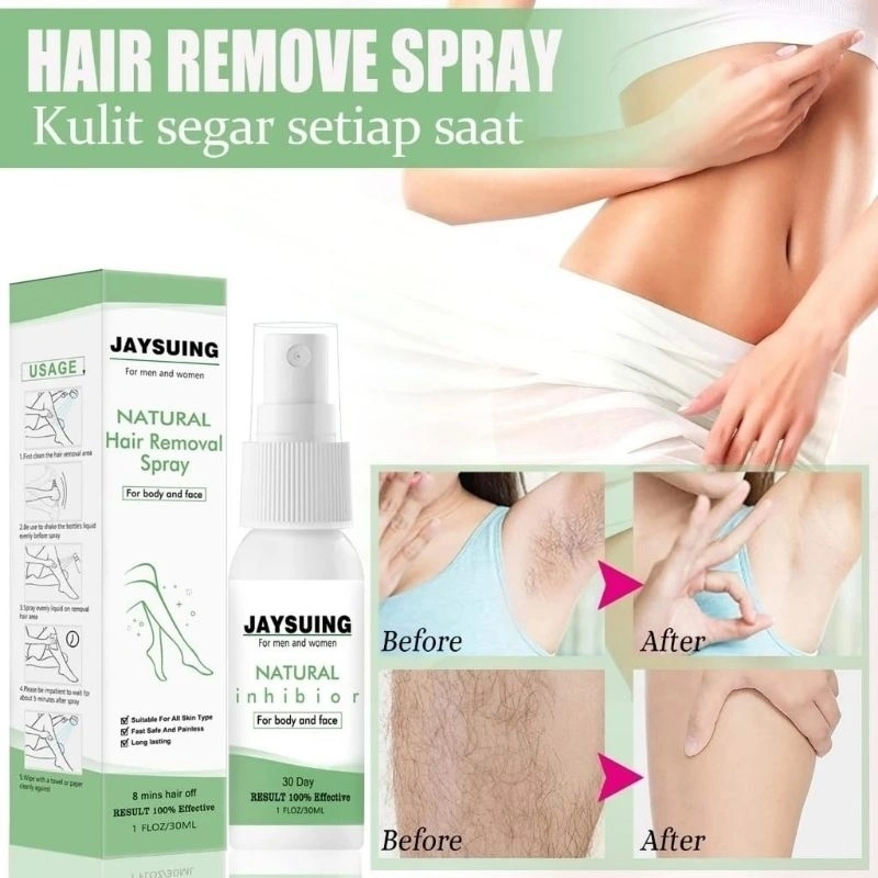 Hair Removal Spray - Perontok Bulu Kemaluan - ketiak - Perontok Bulu Badan Lainya 30 ml