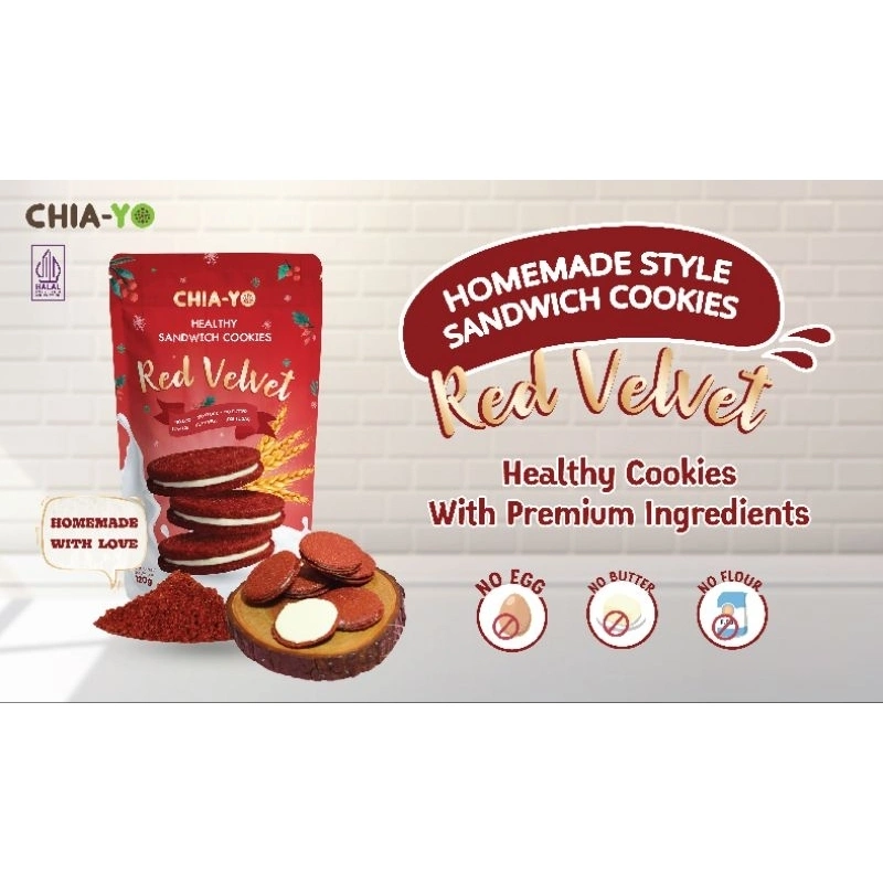 Chiayo Cookies Sandwich Red Velvet