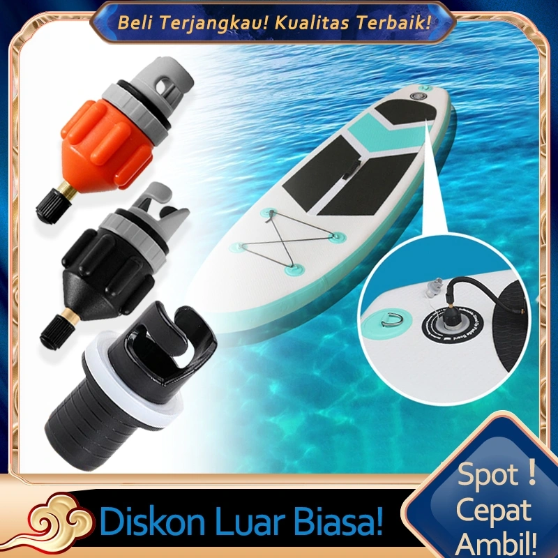 Adapter Pompa Perahu Karet/Adapter Katup Pompa Angin Sup Untuk Perahu Karet Kayak