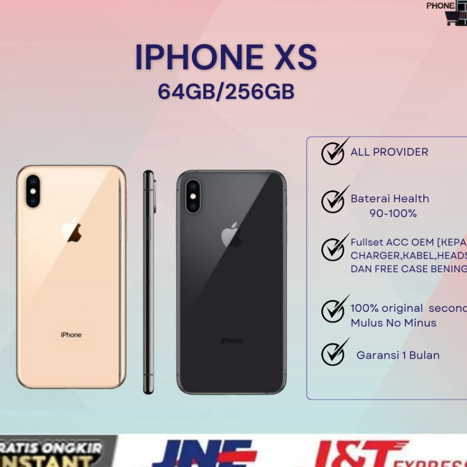 iPhone XS/XSMAX 64G 256GB Second Bekas Like new | Fullset Second Berkualitas Original 100%