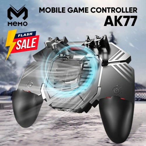 MEMO AK77 ORIGINAL GAMEPAD CONTROLLER L1 R1 L2 R2 FOR PUBG FF CODM - AK77 1200MAH
