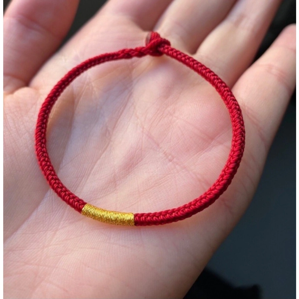 GELANG TANGAN HOKI GELANG KEBERUNTUNGAN KOMBINASI GOLD TAHAN AIR 8 TALI HK3 GOLD