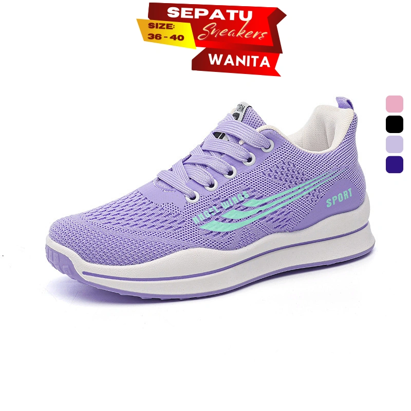 Sepatu Sneakers Wanita Sport Shoes  Running XY015 Casual Slip On Murah Kuliah Kerja Joging Santai Fashion Style Cewek Remaja