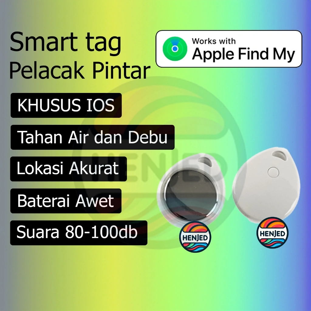KHUSUS IOS Pelacak Pintar GPS Mobil Motor Mini / Pencari Kunci Koper Tas Find My Smart Tag
