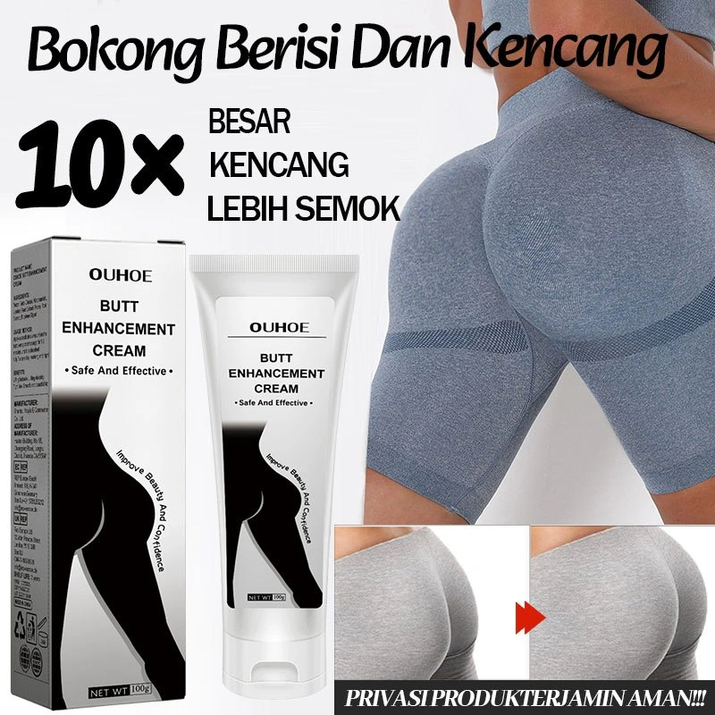 [PRIVASI] Pembesar Bokong Wanita Permanen Hip Up Cream Pantat Bentuk Bokong Montok Montok Bokong100G