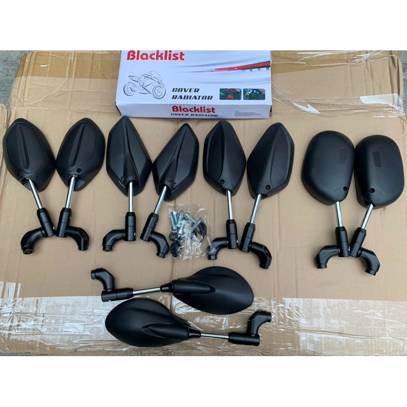Spion Standar Model Lipat Blacklist Kaca Putih Universal Model Ori Mio Beat Nmax Pcx Rxk Vario Aerox Scoopy Sonic Tiger Supra Adv Jupiter DLLa