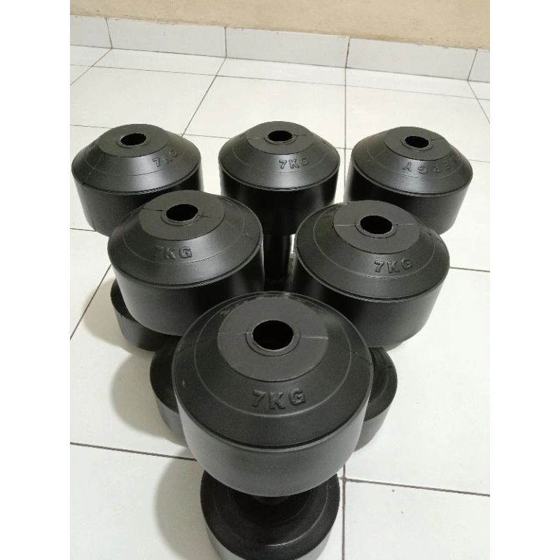 cover Barbel 7kg tanpa isi sepasang (2pcs)