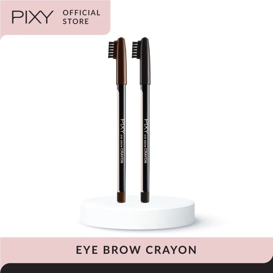 PIXY Eyebrow Crayon Natural Black and Brown - Pensil Alis P X 20