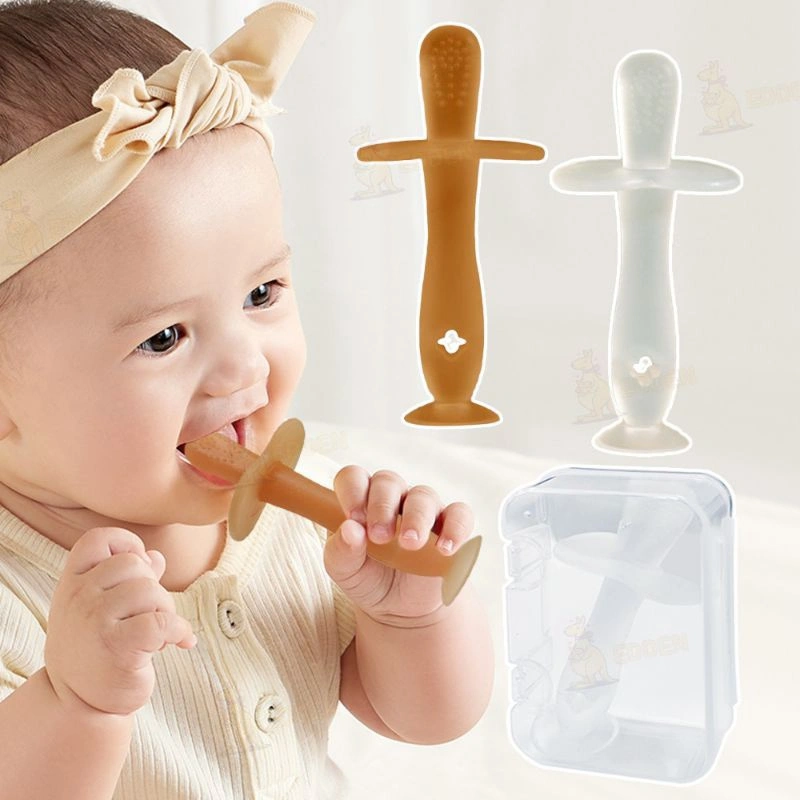 Teether Bayi Gigitan Bayi Mainan Anak Model Stik Lembut BPA Free Bonus Kotak