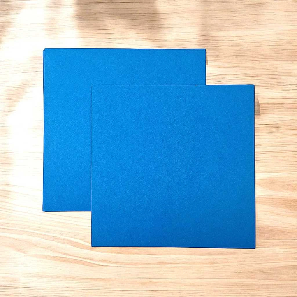 Kertas Origami Biru - Isi 20 Lembar