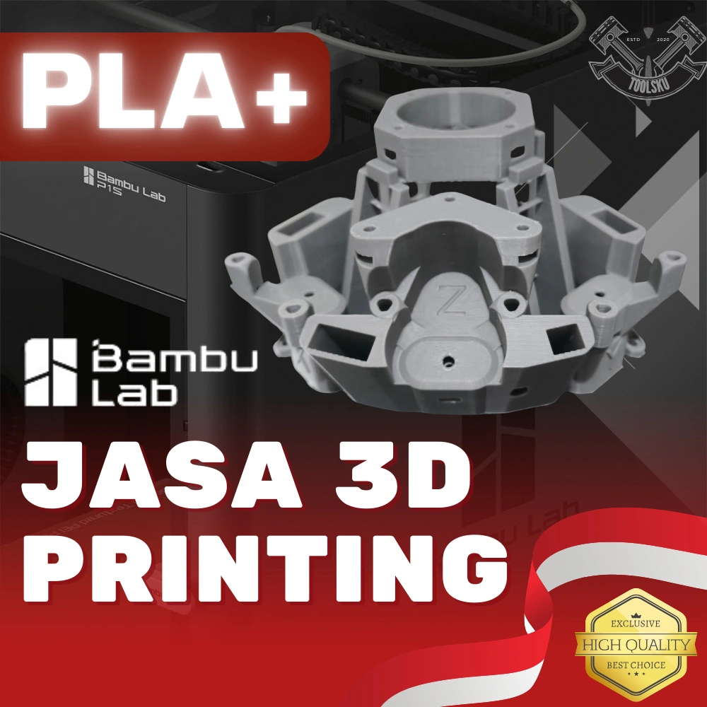 Cetak 3D Printing / Objek 3D / 3 Dimensi Bahan PLA+