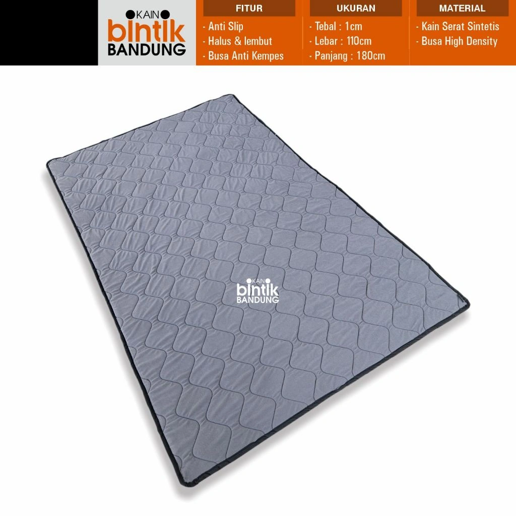 Karpet Busa Super Quilting Polos Anti Slip Aguna 110x180