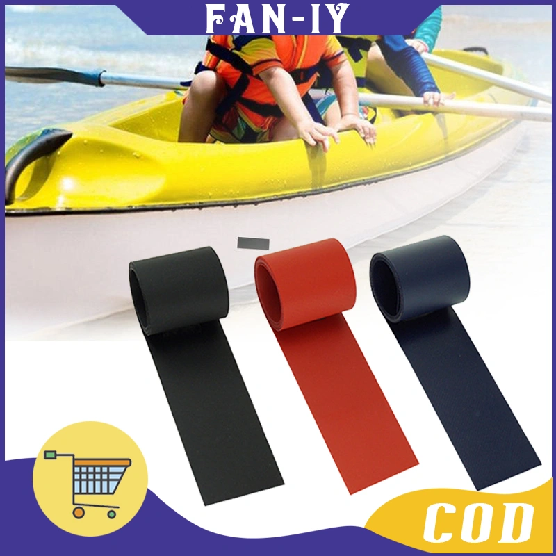 50x1000mm Tambal Kasur Angin Kayak PVC / Perahu Karet Memperbaiki Kulit Dengan Lem