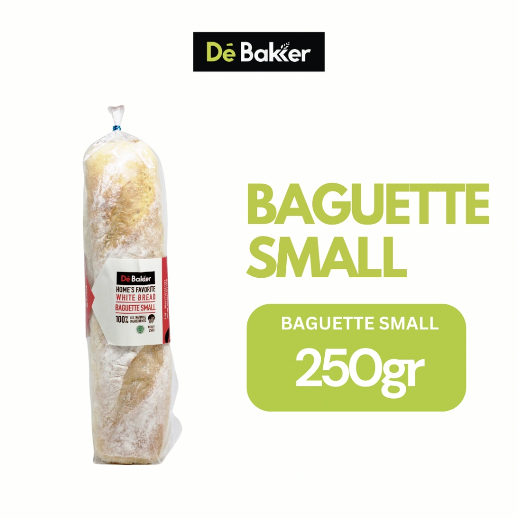 Debakker Baguette Small - Healthy Food - Diet Snack - Vegan Friendly - Bread Roti