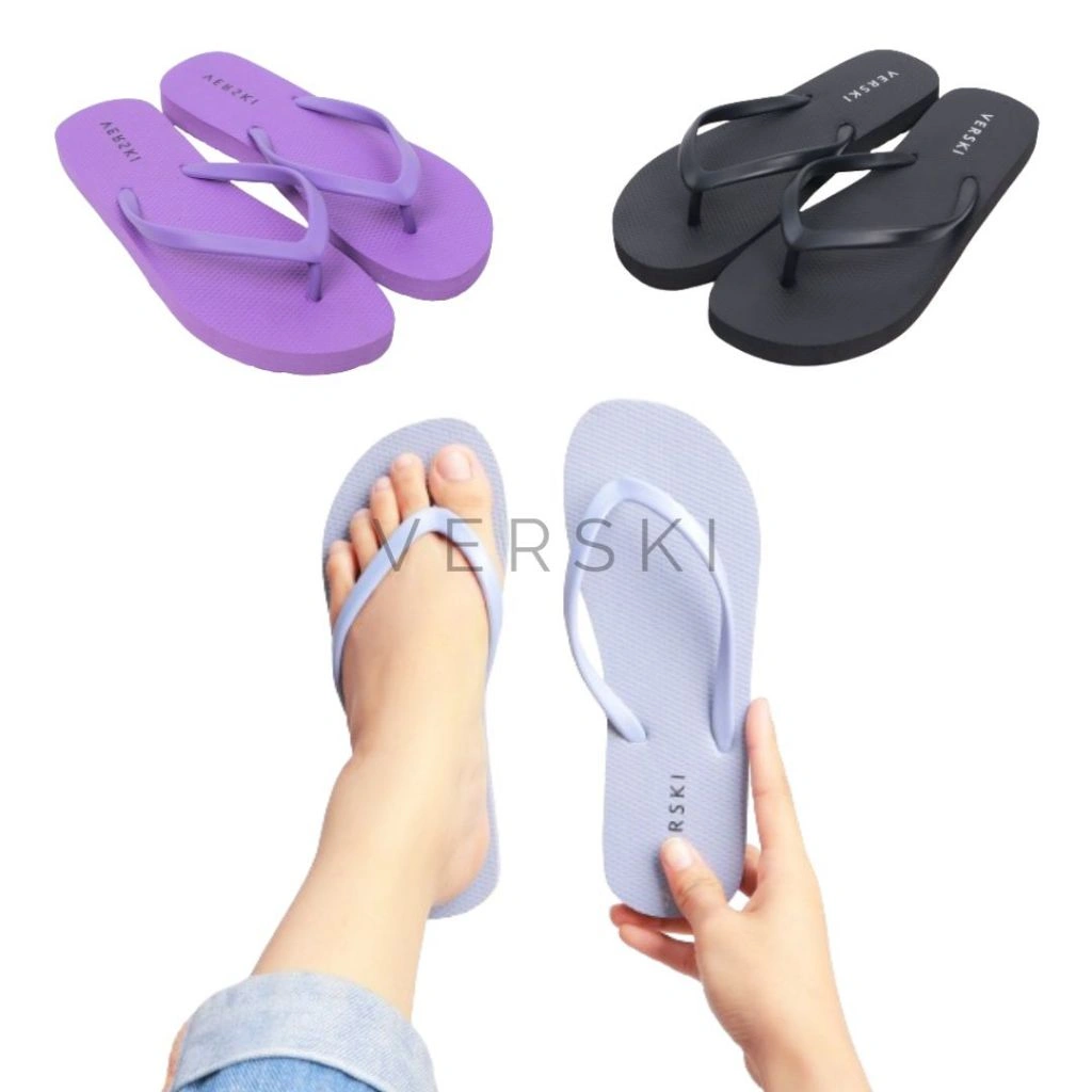 VERSKI Rachel Sandal Wanita Sendal Slop Wanita Slipper Rumah Sandal Slip-On Sendal Rumah Sandal Rumah Anti Slip Sendal Jelly
