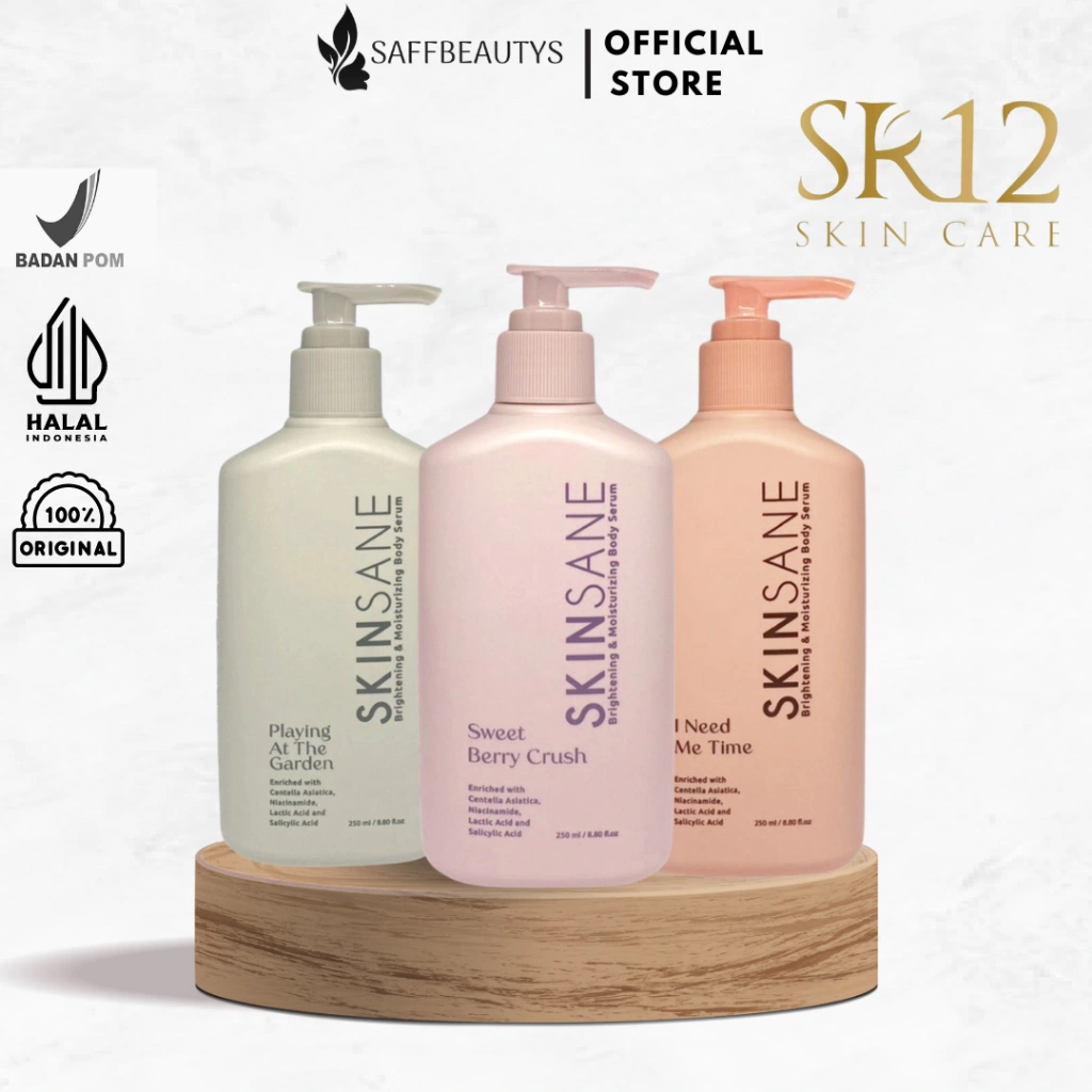 Brightening & Moisturizing BODY SERUM SKINSANE SR12 / MENCERAHKAN KULIT DENGAN CEPAT