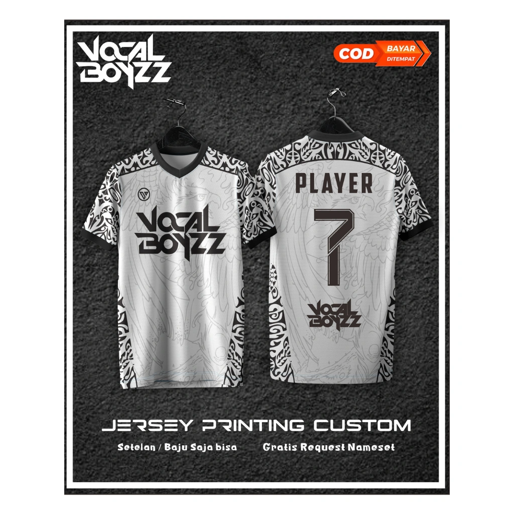 Jersey futsal Baju Bola Custom Jersey Voli printing Request Name set