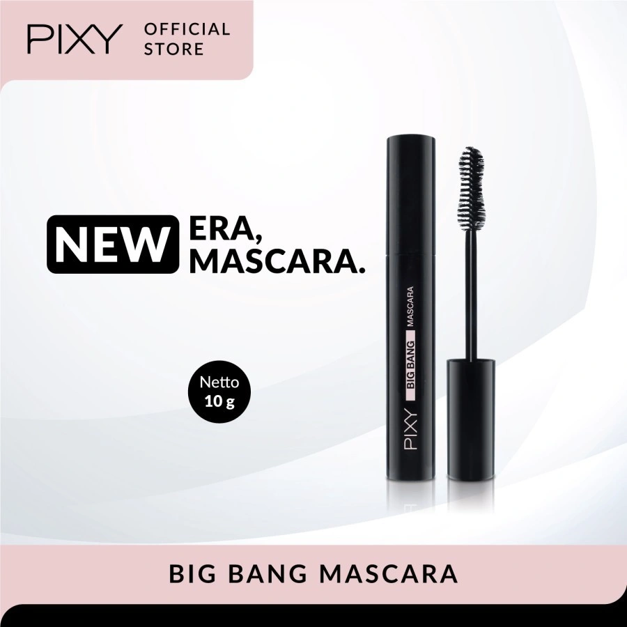 PIXY Big Bang Mascara Black Tebal Lentik Volumizing With Vitamin E Longlasting P X 31