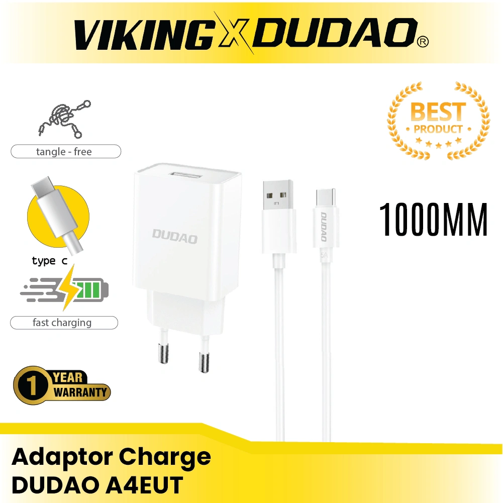 VIKING x DUDAO Charger Handphone A4EUL Lightning - A4EUT Type C Fast Charging