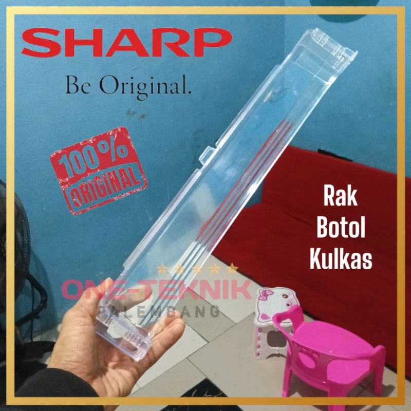 RAK BOTOL KULKAS SHARP ORIGINAL | RAK MINUMAN KULKAS SJ 420 100% ORIGINAL SHARP