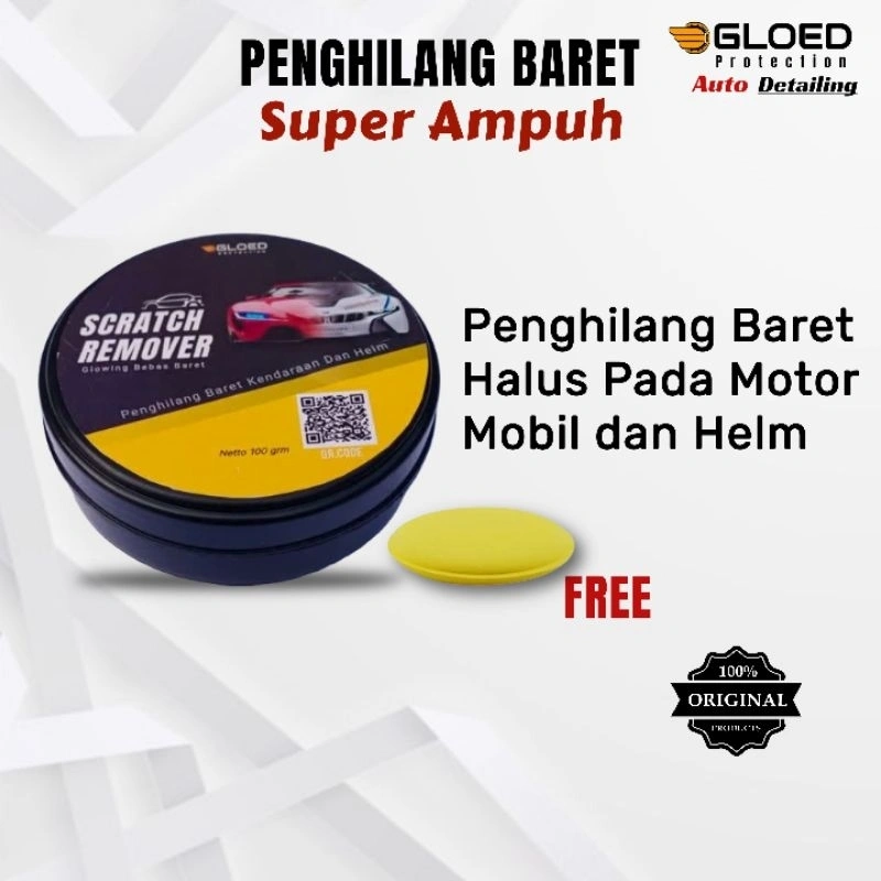 Gloed Scratch Remover/ Penghilang baret / Penghilang goresan body motor mobil dan Helm
