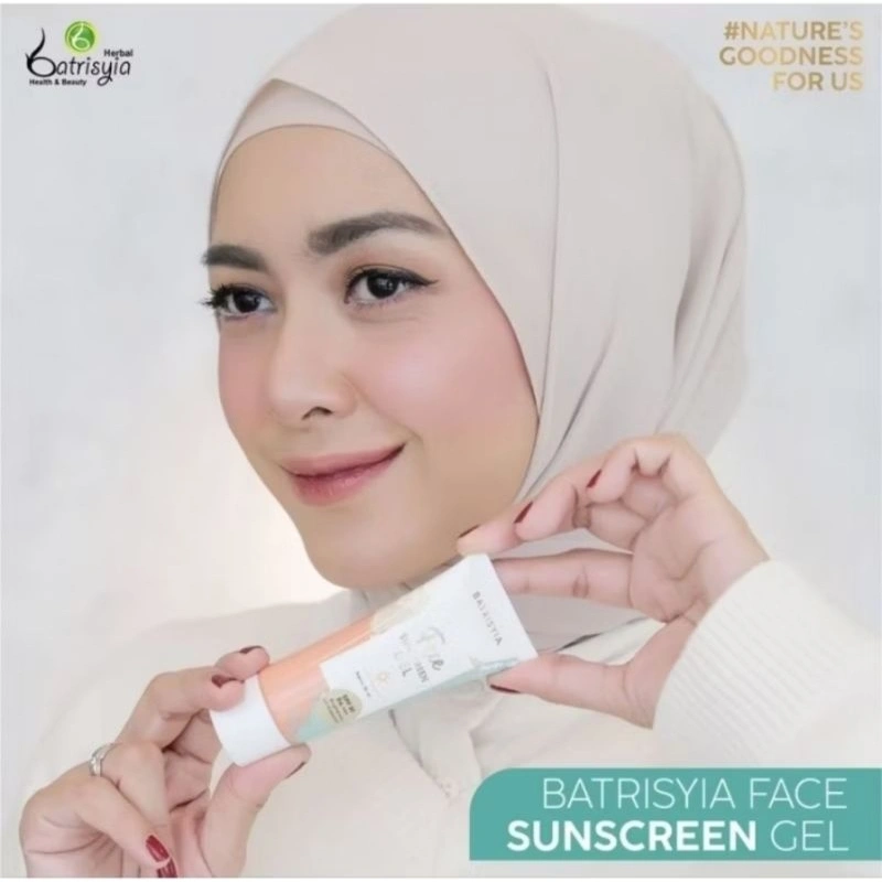 Batrisyia Face Sunscreen Gel SPF 50 | Hybrid