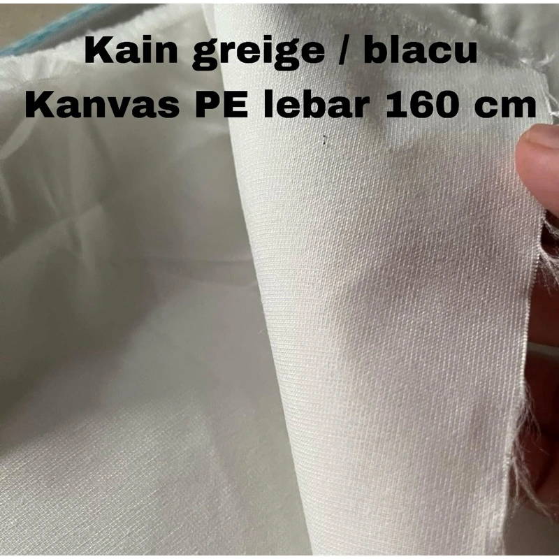 HARGA PER METER - Kain Blacu Kanvas Polyester Polos / Wafer / Twill - Tebal
