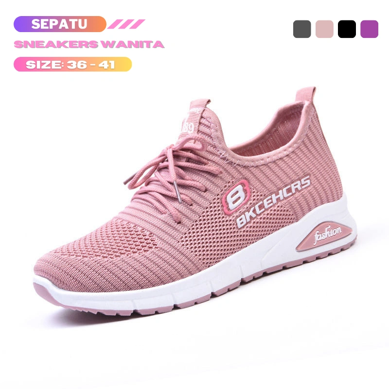 Sepatu Sneakers Wanita Sport Shoes Fashion Style XY005-XY009 OLAHRAGA SLIPON RAJUT DEWASA SANTAI PEREMPUAN