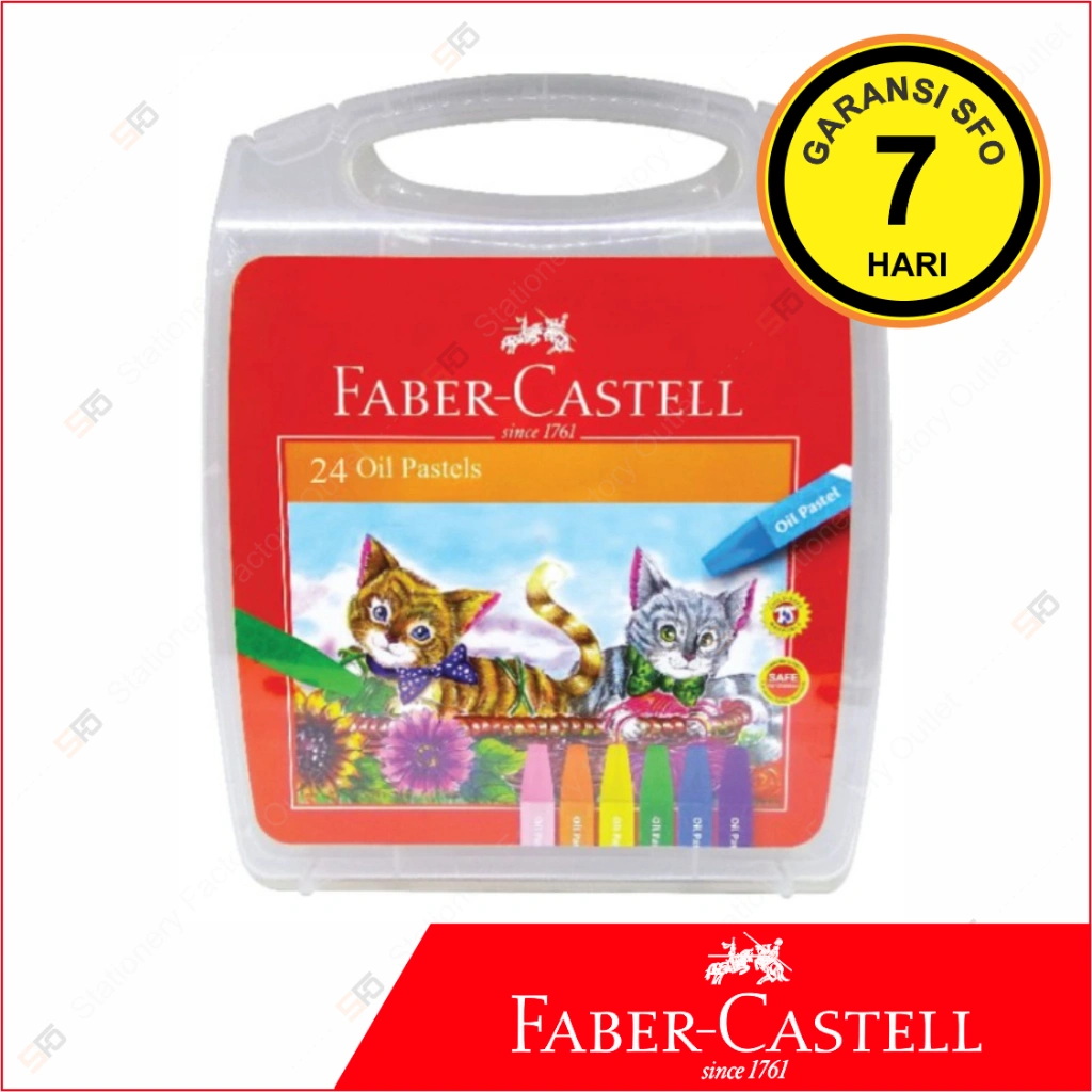 Crayon Oil Pastel Faber Castell Isi 24 Ekonomis