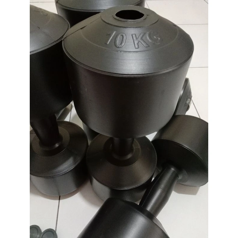 cover BARBEL 10kg tanpa isi (2 pcs) free tutup